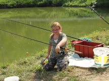 Mladá rybářka